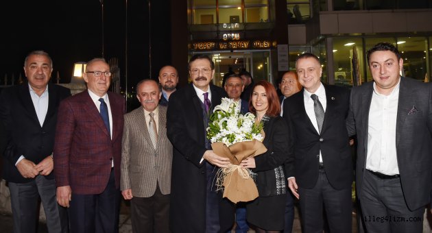 HİSARCIKLIOĞLU OTSO' YA HAYIRLI OLSUN ZİYARETİNDE BULUNDU