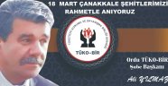 ÇANAKKALE SAVAŞI, NECİP TÜRK MİLLETİNİN DESTANIDIR.